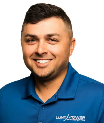 Professional headshot of Dan Gawrych, CEO of Lunex Power